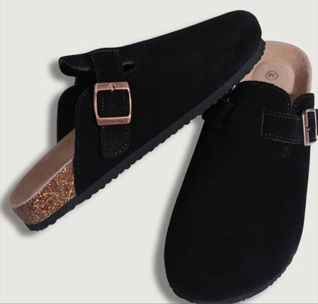 Unisex Suede Clog mules