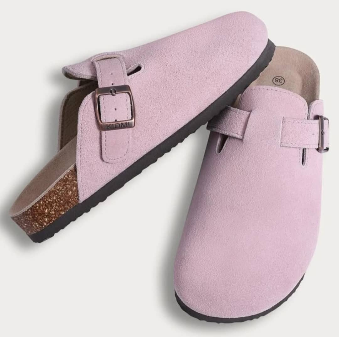 Unisex Suede Clog mules